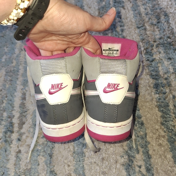 Nike Air Prestige 3 High Wolf Grey Pink Women's 7 GUC - Picture 7 of 11